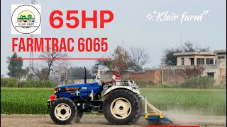 🚜klair farm🚜FARMTRAC 6065 CRDI 4x4 65HP [upl. by Nosiram219]