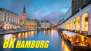 Hamburg Germany in 8K HDR 60FPS [upl. by Ongineb999]