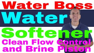 WaterBoss Water Softener Clean Flow Control amp Brine Piston 9 Easy Steps [upl. by Hogarth]