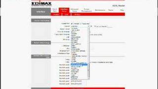 Edimax ADSL Modem Router  Setup WPA Wireless Security [upl. by Stoneman215]