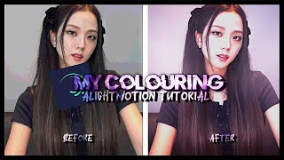 My colouring tutorial  alight motion  krystal97 [upl. by Fianna]