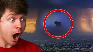 Reacting to GODZILLA SIGHTINGS in REAL LIFE [upl. by Terti]