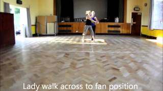 Rumba Cascade Sequence Dance Walkthrough [upl. by Josephina]