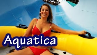 Aquatica Orlando onslides with JampJ [upl. by Nylicaj]