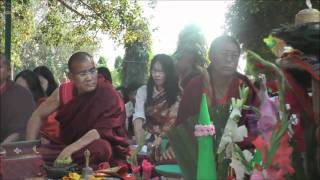 Dakinis Leymon Tendrel Tsok Lu on Feb 18 2011 in Bodhgaya [upl. by Yantruoc656]