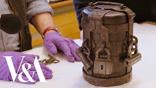 ASMR at the museum  Unlocking a 17thcentury strongbox  VampA [upl. by Marijo]