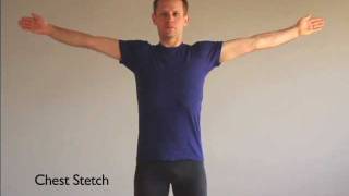 Chest Stretch Pectoralis  Deltoid  Active Isolated Stretching [upl. by Brandenburg]