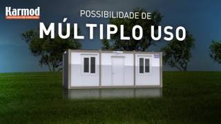 Módulos e Contentores  Escritório  Casas  Habitacionais [upl. by Alyahsal759]