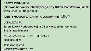 Duża Inwestycja DI 04 dla SP 22 Kielce [upl. by Yrrem]