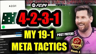 🚨Post Patch Best 4231 Overpowered Tactics Got Me Rank 1 In Fut Champs on EA FC 24 [upl. by Karleen]