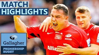 Exeter 3437 Saracens  Sarries Crowned Champs In Thriller Gallagher Premiership FINAL  Highlights [upl. by Idur]