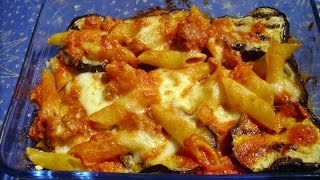 Penne gratinate al forno con melanzane e tonno [upl. by Naoh936]