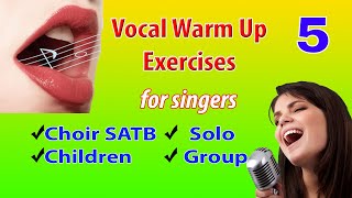 Vocalization 5  Vocal Warm ups  Voice Lesson  Choir Vocalization [upl. by Lole546]