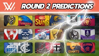 Footy Tips  Round 2  AFLW 2023 [upl. by Weiser]