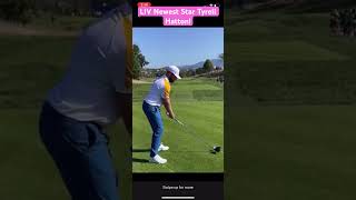 Tyrell Hatton newest LIV star smokes a driver golf tyrellhatton livgolftour [upl. by Dominica]