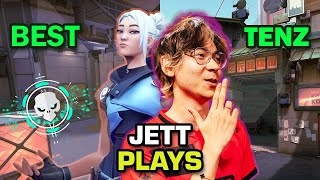 Best TenZ Jett Plays TenZ x Jett Valorant Competitive Highlights [upl. by Daiz]