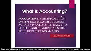 Daceasy Accounting02 Accounting Definition Af Somali [upl. by Giguere]