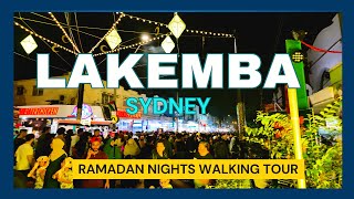 Australia Sydney Walking Tour  Lakemba Vibrant Ramadan Night explore australia [upl. by Yuma]