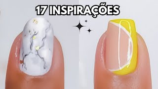 17 Modelos de UNHAS DECORADAS SIMPLES 2023 [upl. by Selyn]