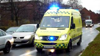 ambulance a23 in copenhagen falck [upl. by Annavaj]