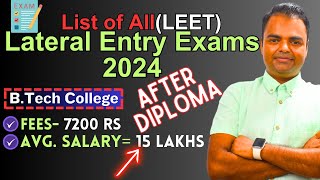 2nd Year BTech Admission After Diploma Diploma to BTech Entrance Exam Direct Govt BTech College [upl. by Acinnor]