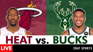 Miami Heat vs Milwaukee Bucks Live Streaming Scoreboard PlayByPlay Highlights  NBA League Pass [upl. by Aronek154]