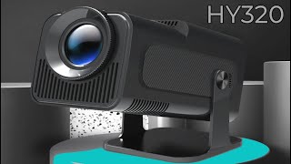 HY320 Best Budget Projector Setup Quality Test [upl. by Hteb356]