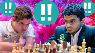 Magnus Carlsen vs Nihal Sarin chess game 75 [upl. by Eiramaneet]