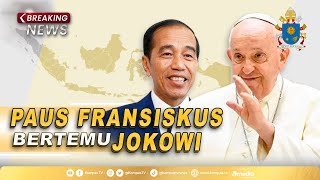 🔴 LIVE  Paus Fransiskus Bertemu Presiden Jokowi Kunjungan Kenegaraan di Istana [upl. by Lauhsoj]