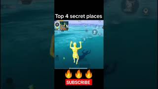 Top 4 Secret Places  PUBG MOBILE  BGMI [upl. by Odilo]