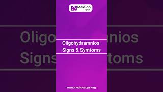 Oligohydramnios Signs amp Symptoms medicoapps medical concept neetpg2024 inicet fmge [upl. by Nolasba]