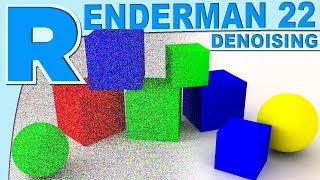 Renderman 22 Denoise Tutorial [upl. by Sibeal]