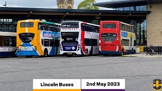 Buses at Lincoln Central 02052023 [upl. by Ardeth758]