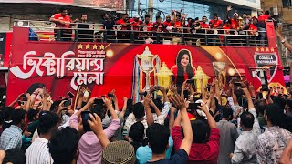 Comilla victorians bus parade at Comilla city  Most professional and successful team of BPL [upl. by Teodor]