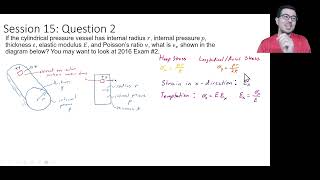 Calculating the Hoop Strain in a Thinwalled Cylindrical Pressure Vessel [upl. by Chapell193]