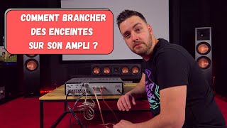 COMMENT BRANCHER DES ENCEINTES ET DES SOURCES SUR UN AMPLI STÉRÉO [upl. by Aieka]