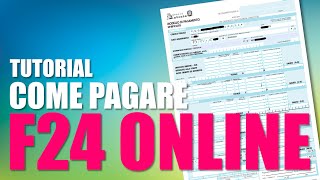 COME PAGARE F24 ONLINE  Metodo VICS [upl. by Atiragram443]