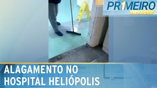 Hospital Heliópolis zona sul de SP tem salas alagadas pela chuva  Primeiro Impacto 241024 [upl. by Kcitrap937]