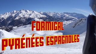 skier à Formigal  Pyrénées Espagnoles  estación de esqui española FORMIGAL [upl. by Ehsom236]