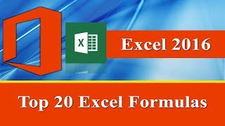 Very Important Top 20 Excel formulas for every person [upl. by Warenne]