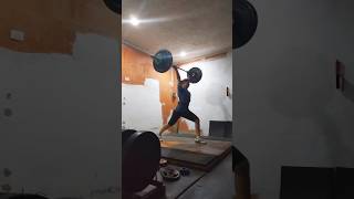 Mariali Clean and jerk 52 Kg weighlifting clean halterofilia [upl. by Avi]