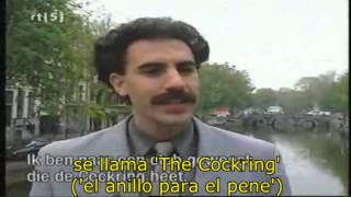 Borat visits Amsterdam subtitulado en español [upl. by Stephenson988]