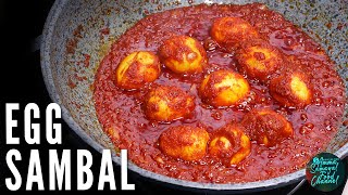 Egg Sambal Recipe  முட்டை சம்பல்  Muttai Sambal  Egg Recipe In Tamil  Malaysian Sambal Telur [upl. by Enyr]