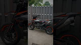 KTM 690 SMCR with Leovince exhaust [upl. by Atiuqcir]