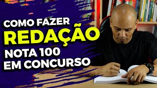 🔥Dicas Práticas de REDAÇÃO para Concurso começando do ZERO [upl. by Ariaek]