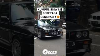 SUKA BMW M3 GENERASI MANA KALIAN  E30 E36 E46 F80 Indonesia exoticcarsbandung shorts [upl. by Calendra]