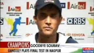 Sourav Ganguly last interview in INDIA cap [upl. by Siddon]