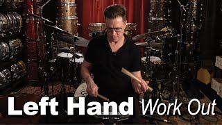 Left Hand Weak Hand Work Out Drum Lesson  Stanton Moore [upl. by Brunelle]