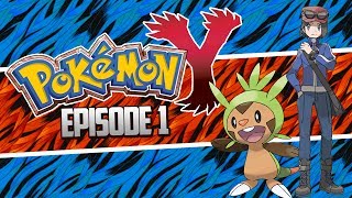 Pokemon X and Y Lets Play Walkthrough Team Chespin  Episode 1 [upl. by Adnuhs206]