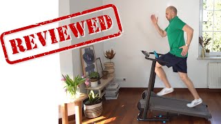 Domyos W100 treadmill review Decathlon treadmill eng [upl. by Coombs708]